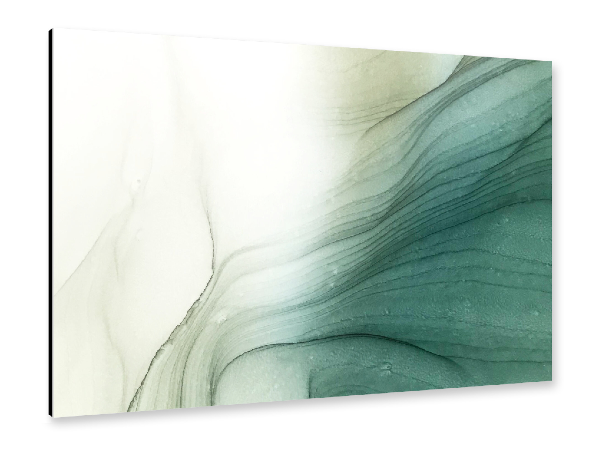 Alu-Dibond "Grass in Winter" 75x50 cm artboxONE