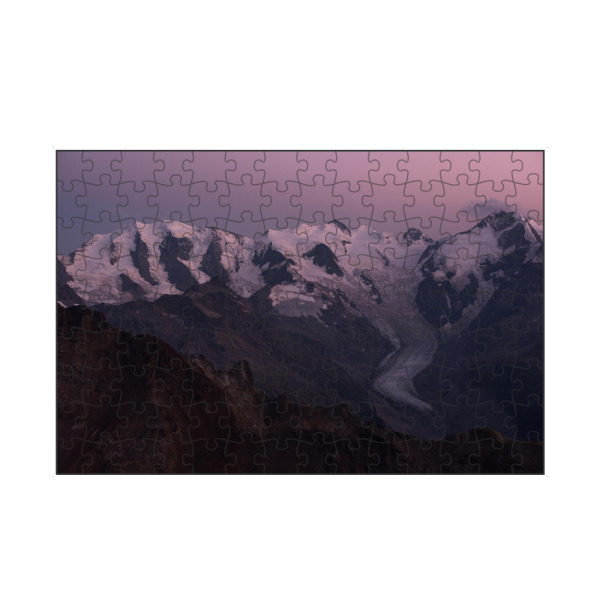 artboxONE Puzzle "Purple bernina mountain range" artboxONE - Natur,Reise
