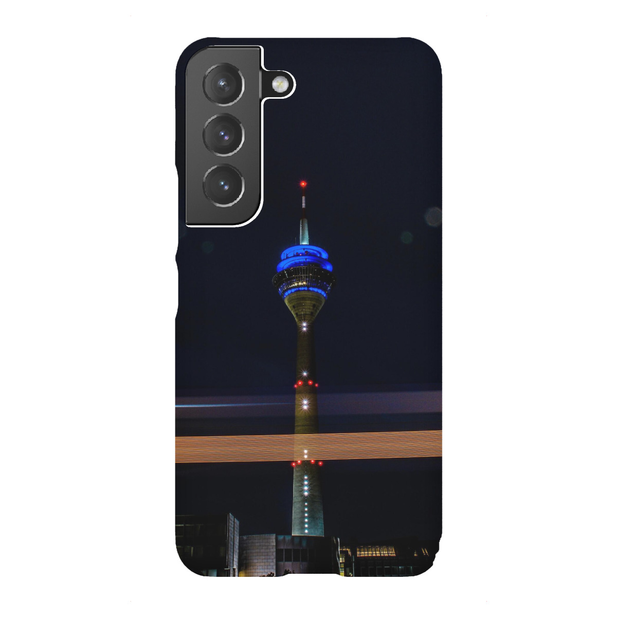 "Stadtlichter am Rheinturm"für Samsung Galaxy - Premium-Case Handyhülle artboxONE