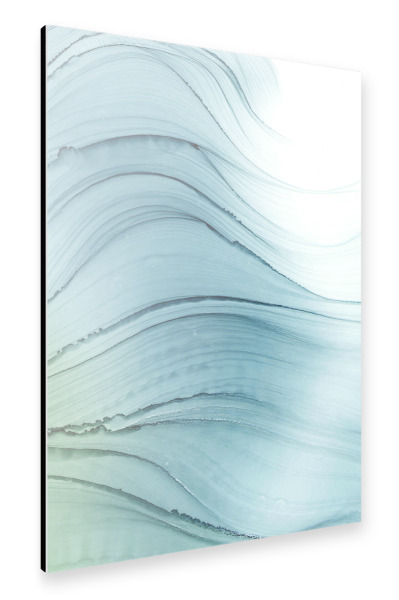 Alu-Dibond "Cold Waves" 30x20 cm artboxONE