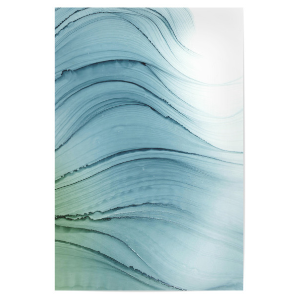 Poster "Cold Waves" artboxONE - Abstrakt