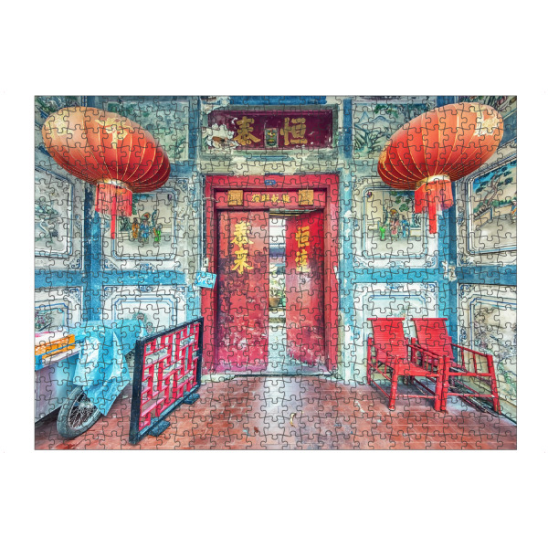 Puzzle Ravensburger "Talat Noi" artboxONE - Städte,Reise,Architektur,Reise / Asien,Städte / Weitere