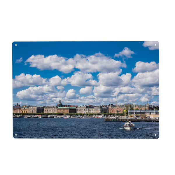 Metall Poster "Stockholm in Schweden" artboxONE - Architektur,Reise / Länder,Städte / Stockholm