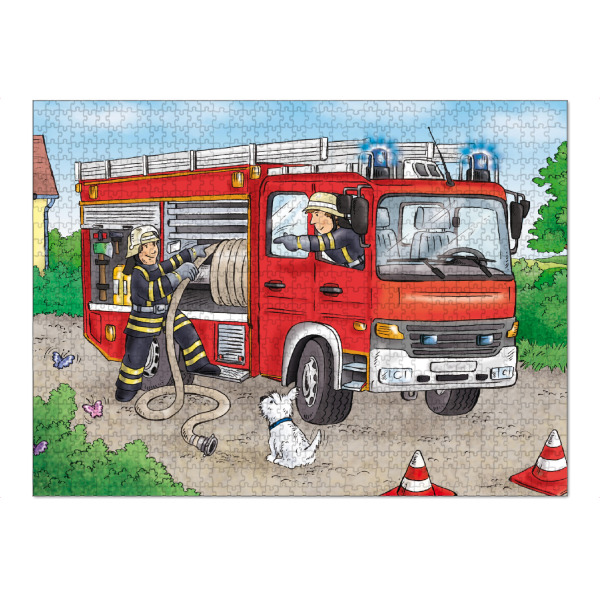 Puzzle Ravensburger "Feuerwehr A" artboxONE - Für Kinder,Comic,Menschen