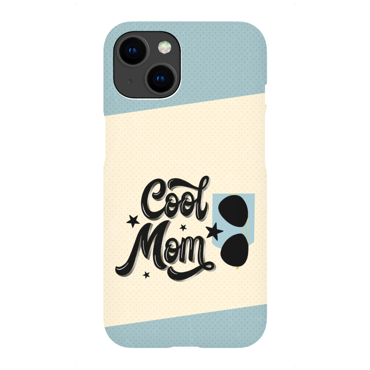 "Cool Mom. Hand Lettering"für iPhone - Premium-Case Handyhülle artboxONE