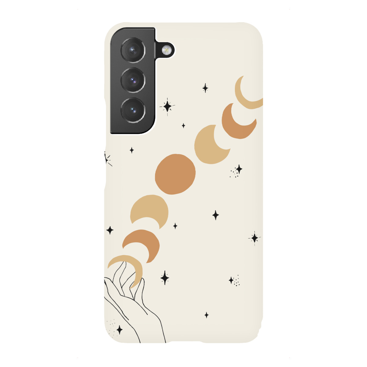 "Moon Phases Lunar Hand"für Samsung Galaxy - Premium-Case Handyhülle artboxONE