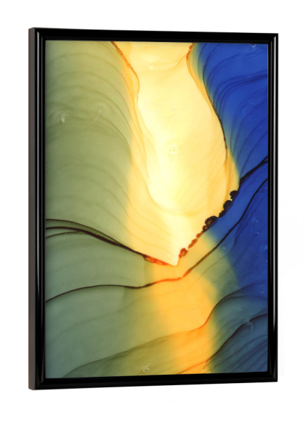 Poster mit schwarzem Rahmen "Time to say Goodbye" artboxONE - Abstrakt