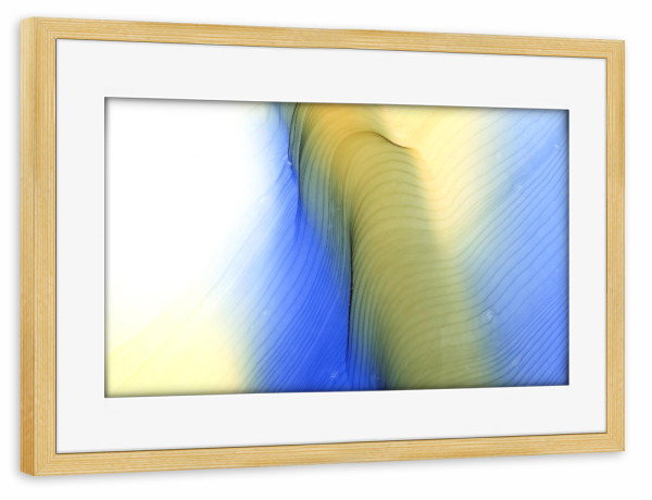 Poster mit Rahmen kiefer "There is waterfall - Art" artboxONE - Abstrakt