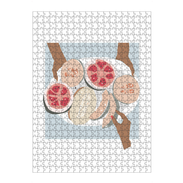artboxONE Puzzle "Summer Tropical Fruit Melons" artboxONE - Abstrakt,Reise / Strand und Meer,Essen & Trinken / Obst & Gemüse