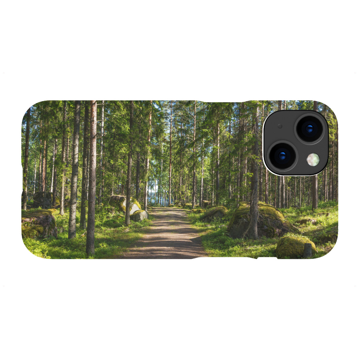 "Waldweg zum See"für iPhone - Premium-Case Handyhülle artboxONE