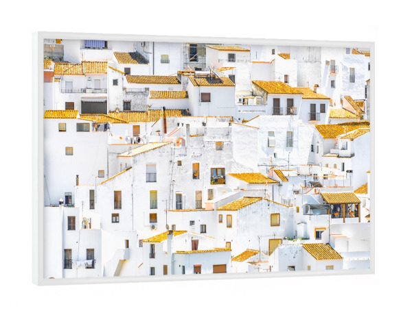 Poster mit weißem Rahmen "Pueblo Blanco" artboxONE - Städte,Reise,Architektur,Reise / Länder,Städte / Weitere