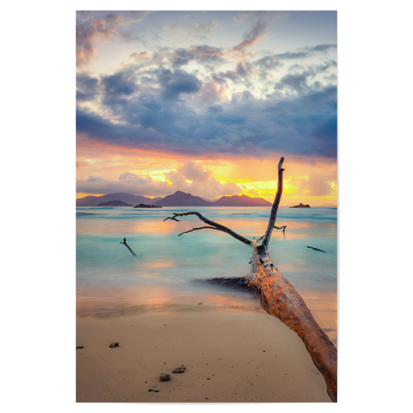 Poster 30x20 cm "Farben der Seychellen" artboxONE - Natur,Reise,Reise / Strand und Meer,Reise / Afrika
