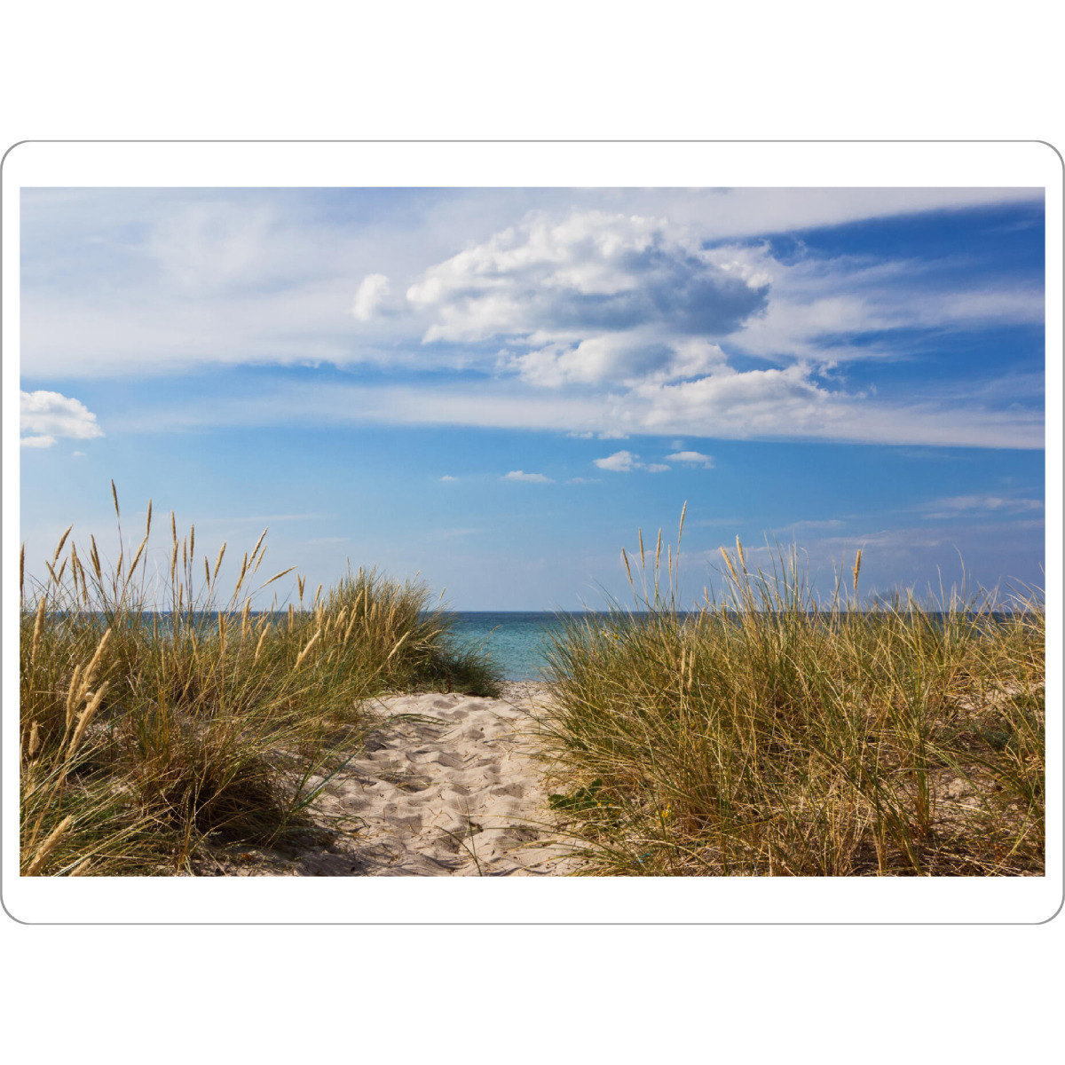 Tischset "Strandzugang in Dänemark" artboxONE - Natur,Reise,Reise / Strand und Meer,Reise / Länder