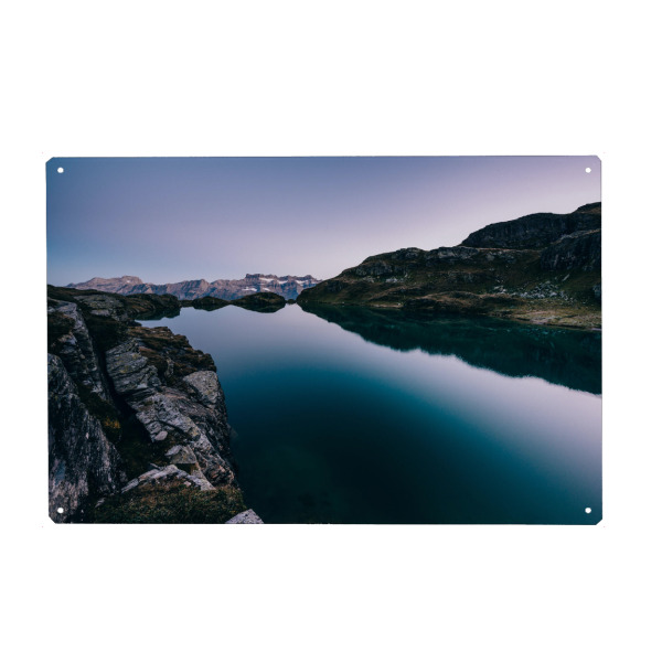 Holzbild "Milchspüeler dawn" artboxONE - Natur