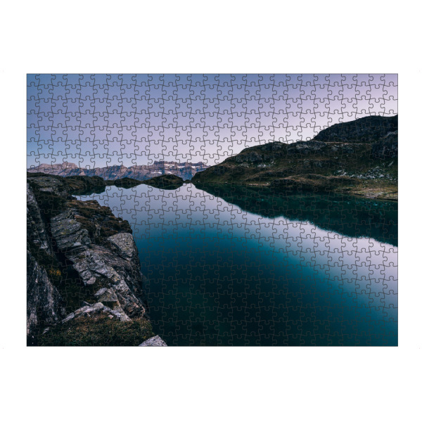 Puzzle Ravensburger "Milchspüeler dawn" artboxONE - Natur