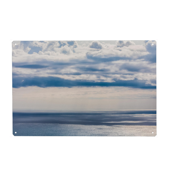 Metall Poster "Minimalist Seascape" artboxONE - Natur