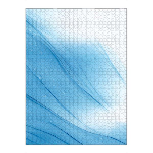 Puzzle Ravensburger "Blue Lines" artboxONE - Abstrakt