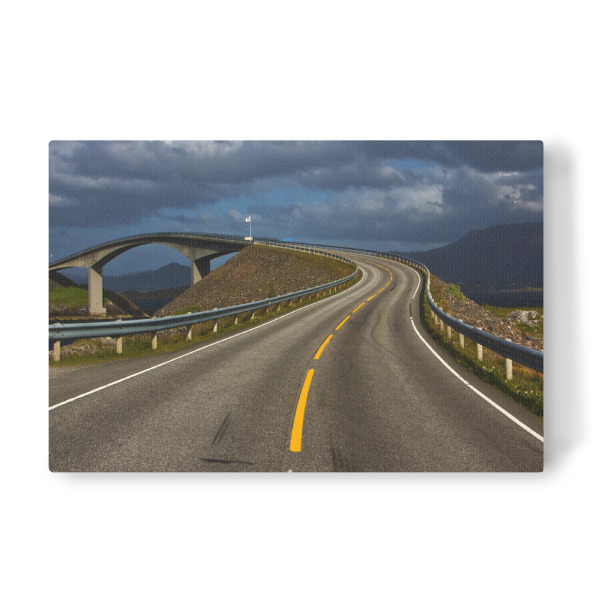 Leinwandbild "Atlantikstraße" artboxONE - Natur,Reise,Reise / Strand und Meer,Reise / Länder