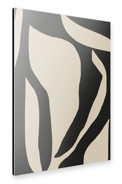 Alu-Dibond "ABSTRACT FLORAL" 30x20 cm artboxONE