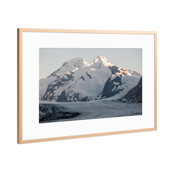 Poster mit Rahmen Kupfer "Backside of Mönch" artboxONE - Natur,Reise / Länder