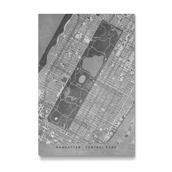 Galerie-Print "Gray vintage map of Central Park" 30x20 cm artboxONE