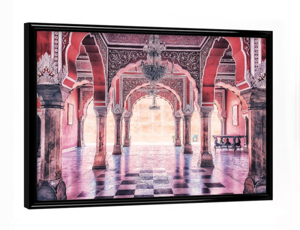Poster mit schwarzem Rahmen "City Palace" artboxONE - Städte,Reise,Architektur,Reise / Asien,Reise / Länder