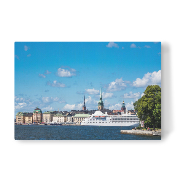 Leinwandbild "Blick auf Stockholm" artboxONE - Natur,Reise,Architektur,Reise / Länder,Städte / Stockholm