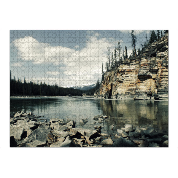 Puzzle Ravensburger "Sunwapta River" artboxONE - Natur,Reise,Reise / Länder