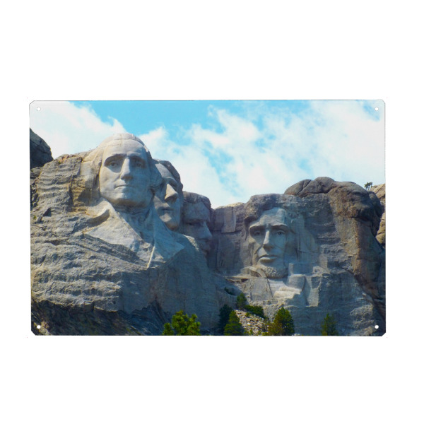 Metall Poster "Mount Rushmore, South Dakota" artboxONE - Natur,Reise,Reise / Länder