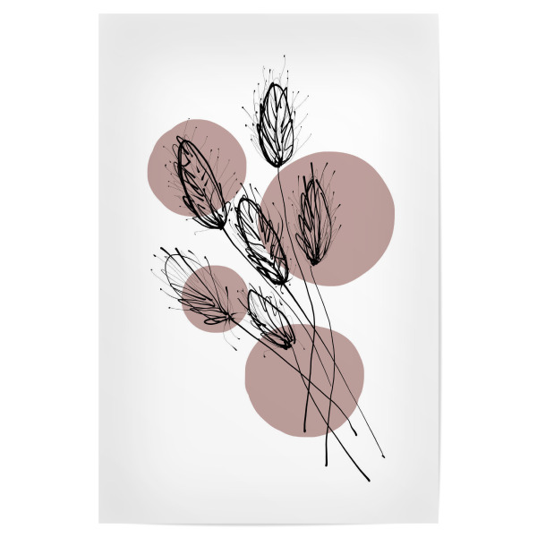 Poster "Buffiere-Botanicals Getreide" artboxONE - Natur,Floral