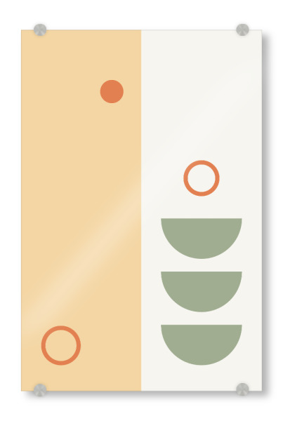 Acrylglasbild "Aesthetic Gallery - Zwei Seiten" artboxONE - Abstrakt,Geometrie