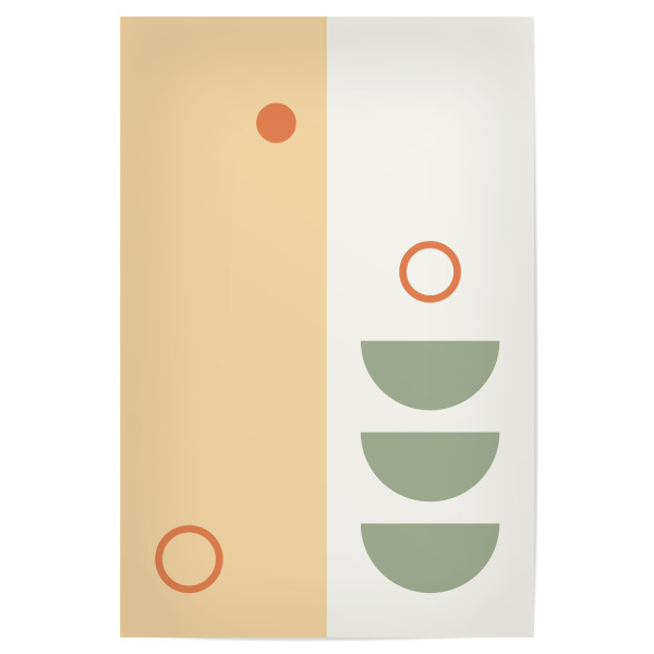 Poster 30x20 cm "Aesthetic Gallery - Zwei Seiten" artboxONE - Abstrakt,Geometrie