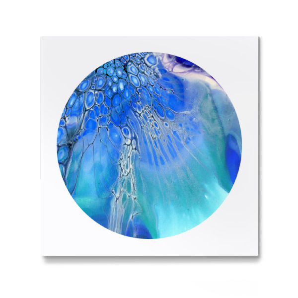 Galerie-Print "Blue and Cold Cells - Art" 30x30 cm artboxONE