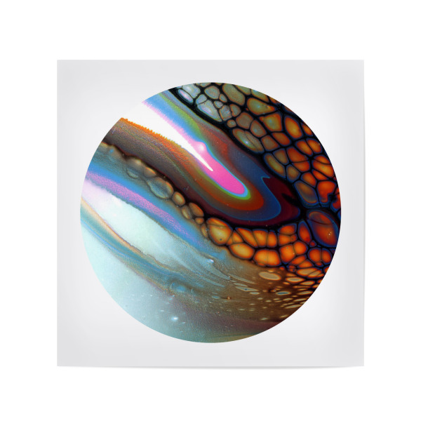 Poster 20x20 cm "Colorful Lacing Art" artboxONE - Abstrakt