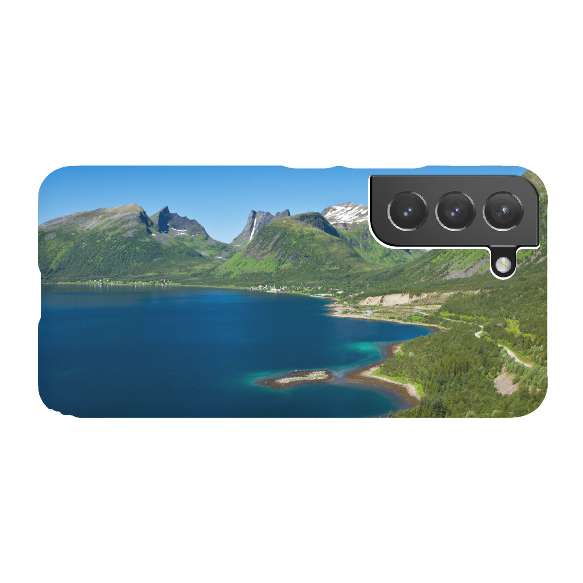 "Bergsfjord auf Senja"für Samsung Galaxy - Premium-Case Handyhülle artboxONE