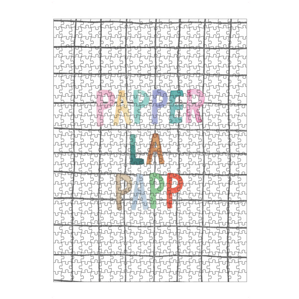 Puzzle Ravensburger "Papperlapapp Kariert" artboxONE - Typografie,Buchstaben