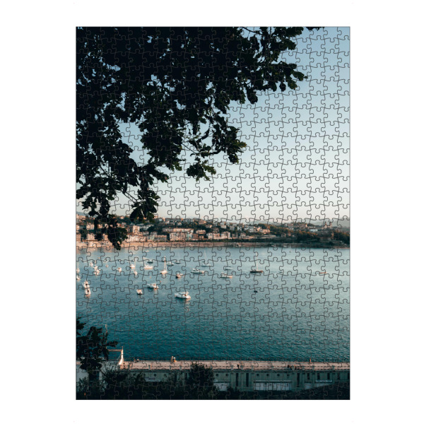 Puzzle Ravensburger "Hafen von San Sebastian" artboxONE - Städte,Natur,Reise