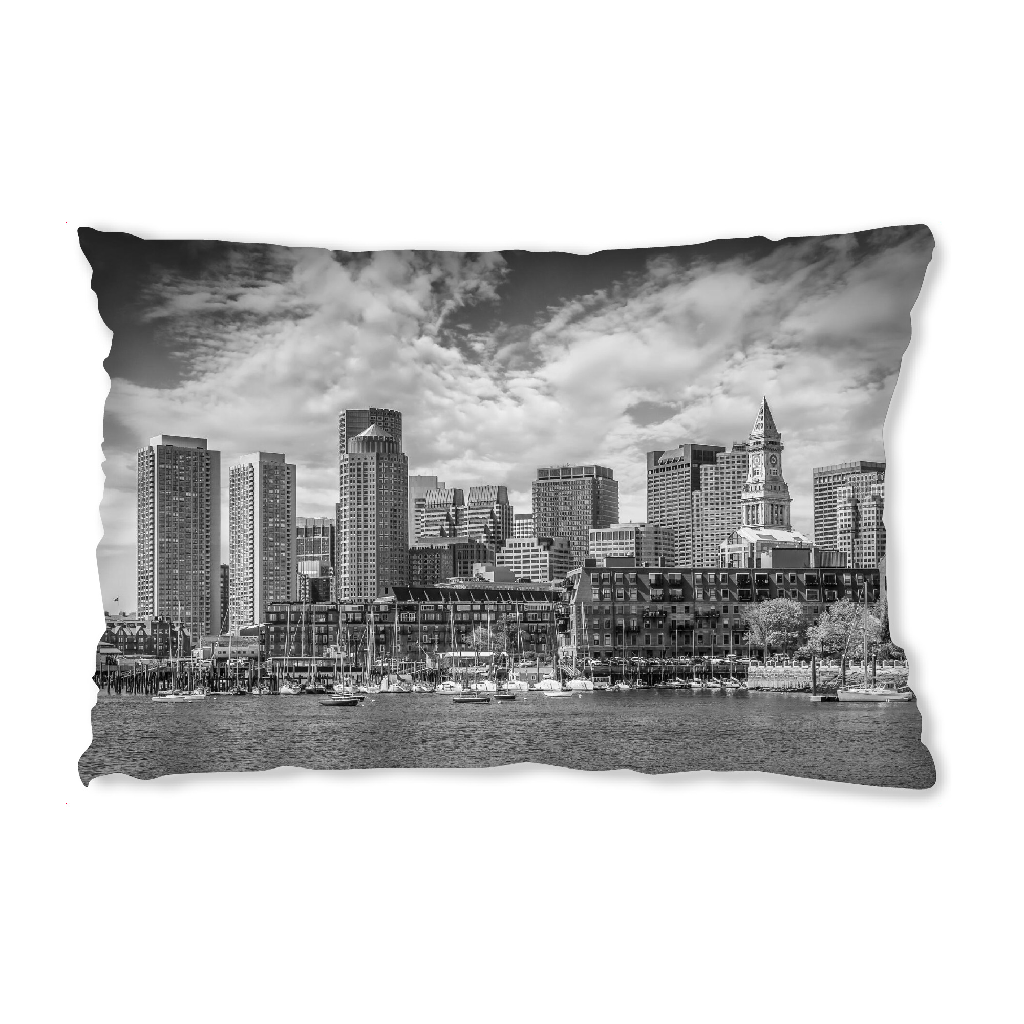 Design-Kissen "BOSTON Skyline | monochrom" artboxONE - Architektur,Städte / Boston