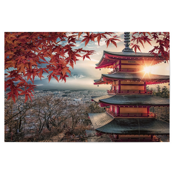 Poster "Chureito" artboxONE - Natur,Reise,Architektur,Reise / Asien,Reise / Länder