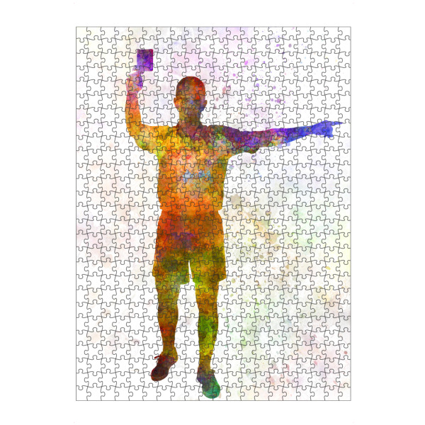 Puzzle Ravensburger "The referee expels the player" artboxONE - Menschen,Sport / Fußball,Männer