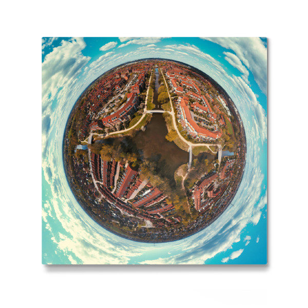 Galerie-Print "Hamburg-Neuallermöhe, medium high" 30x30 cm artboxONE