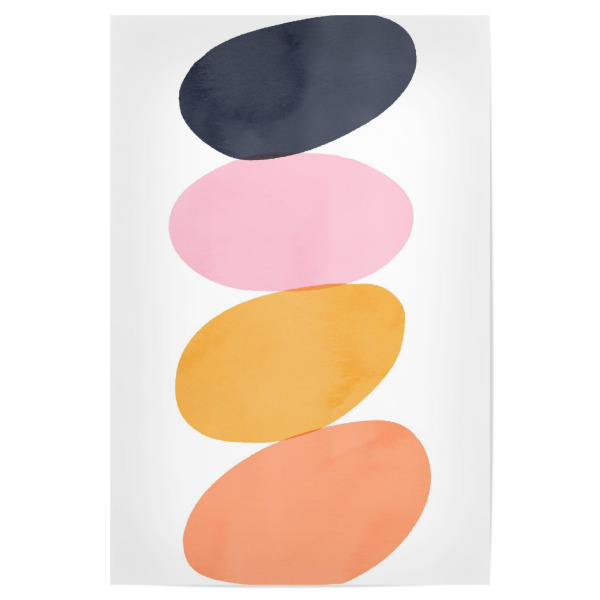 Poster 30x20 cm "Bold Color Balance" artboxONE - Abstrakt,Geometrie