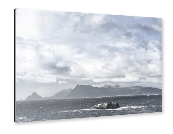 Alu-Dibond "Lofoten in Pastell" 30x20 cm artboxONE