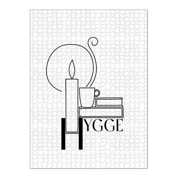 Puzzle Ravensburger "Hygge illustration" artboxONE - Typografie