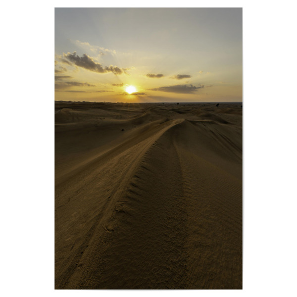 Poster "Wüste Dubais" artboxONE - Natur,Reise,Reise / Asien,Städte / Dubai