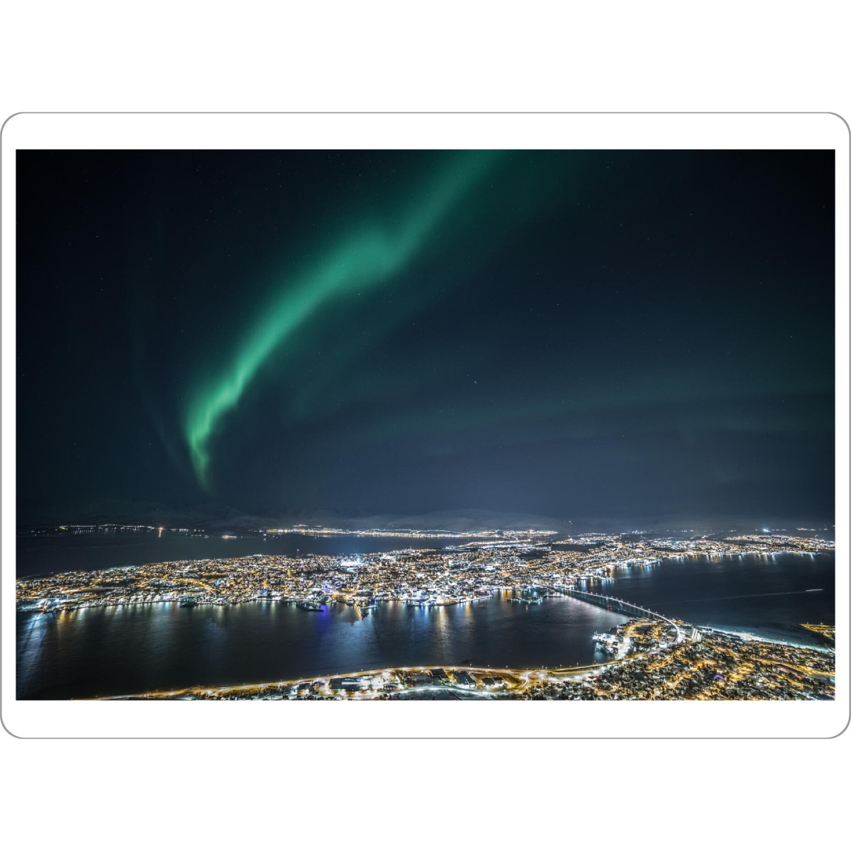 Tischset "Northern Lights Tromso" artboxONE - Städte,Natur,Reise