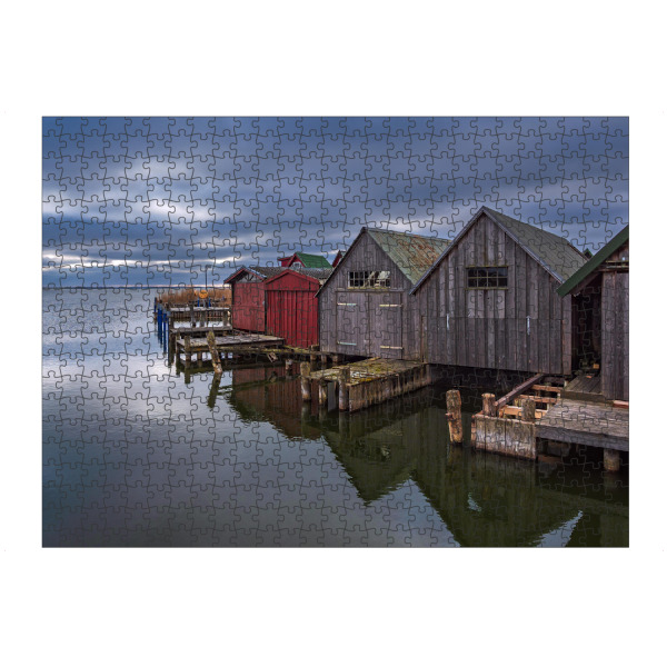 artboxONE Puzzle "Ahrenshoop Bootshäuser" artboxONE - Natur,Reise,Architektur