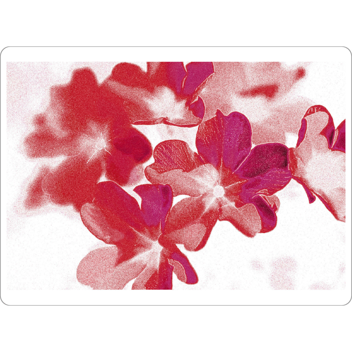 Tischset "Abstrakte Blumen Pink Rot Weiß" artboxONE - Natur,Floral,Abstrakt,Für Mama