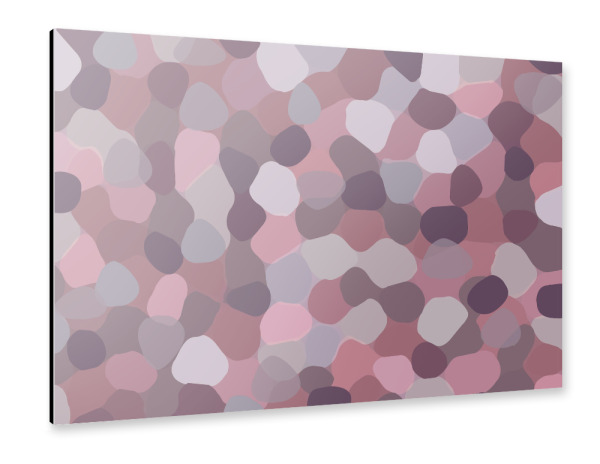 Alu-Dibond "Mosaik Rosatöne Pastel" 30x20 cm artboxONE