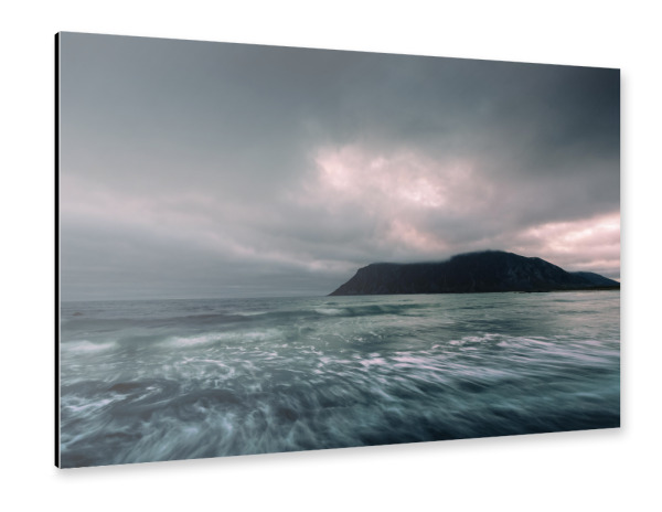 Alu-Dibond "Dark Seascape" 30x20 cm artboxONE